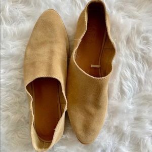 Zara Beige Slip Ons